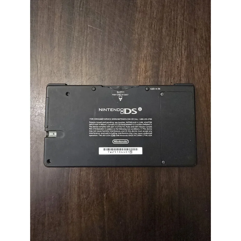 Nintendo DSi TWL-001 Matte Black Handheld Console Charger Included